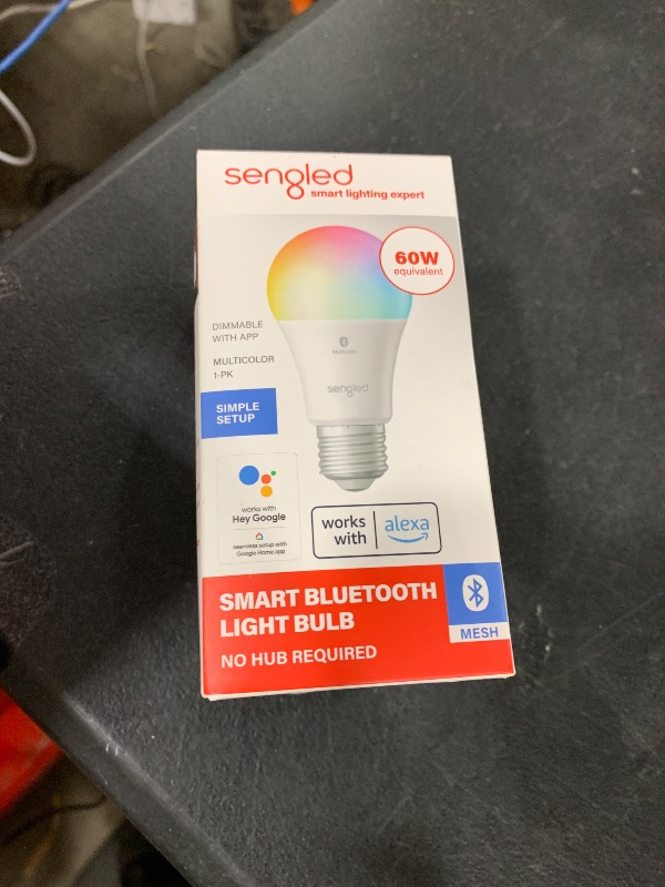 Photo 1 of Sengled Smart Light Bulbs, Color Changing Alexa/Bluetooth Mesh, Dimmable LED Bulb A19 E26 Multicolor, High CRI, High Brightness, 8.7W 800LM, 1Pack