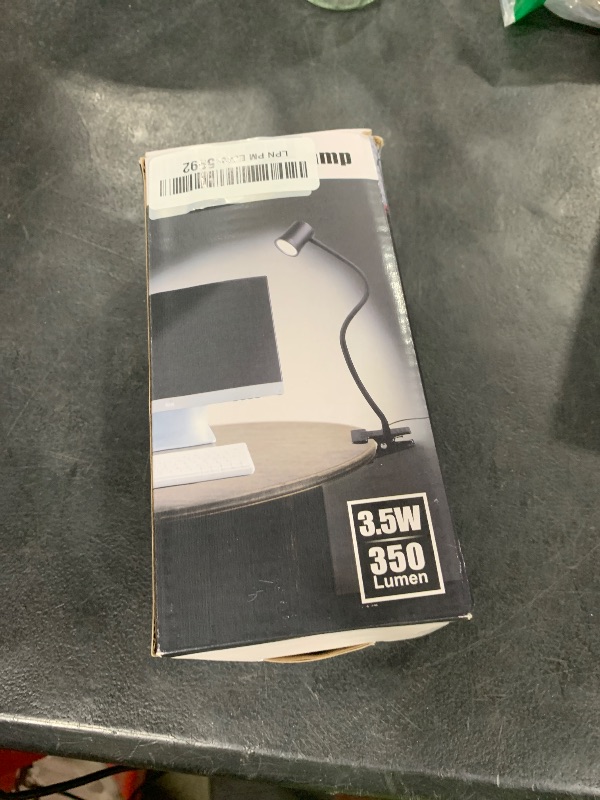 Photo 1 of 3 Modes & 10 Brightness Clip-on Reading Light - Desk Lamp with 360 Gooseneck & Memory Function for Bed, Books & Headboard