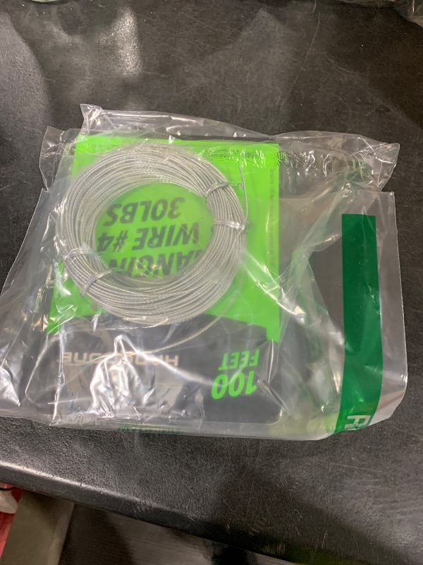 Photo 1 of HANGDONE Coated Picture Hanging Wire #4 30lbs 100-Feet, Flexible Steel Wire 16 Gauge for Hang Up Frame/Painting and Mirror