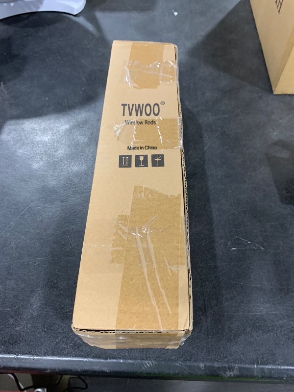 Photo 1 of TVWOO Black Wrap Around Curtain Rods:5/8" Small Blackout Adjustable Window Curtain Rod for Bedroom Kitchen Apartment Renter Friendly,Room Darkening Curved Drapery Rods Easy Install,Matte Black 28-60"