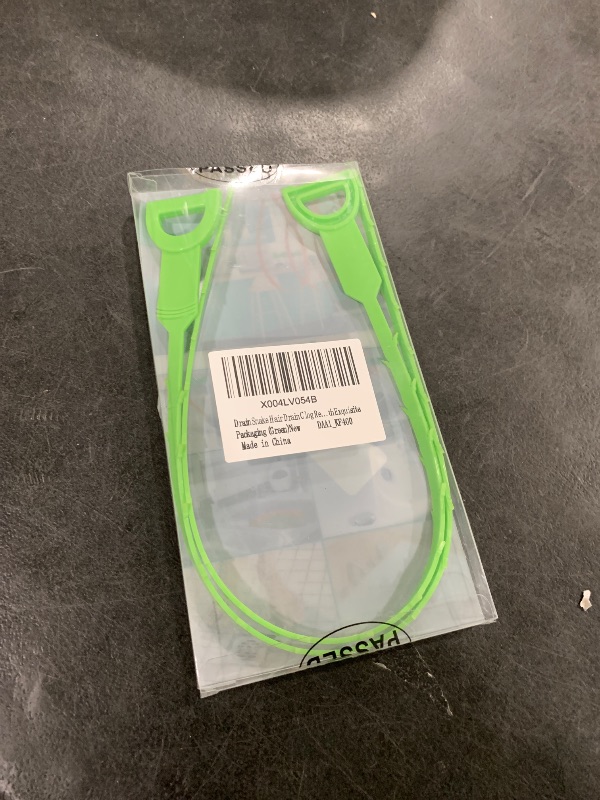 Photo 1 of Drain Snake Hair Drain Clog Remover - 3 Pack Shower Snake Sink Unclogger Tool with Exquisite Packaging (Green)