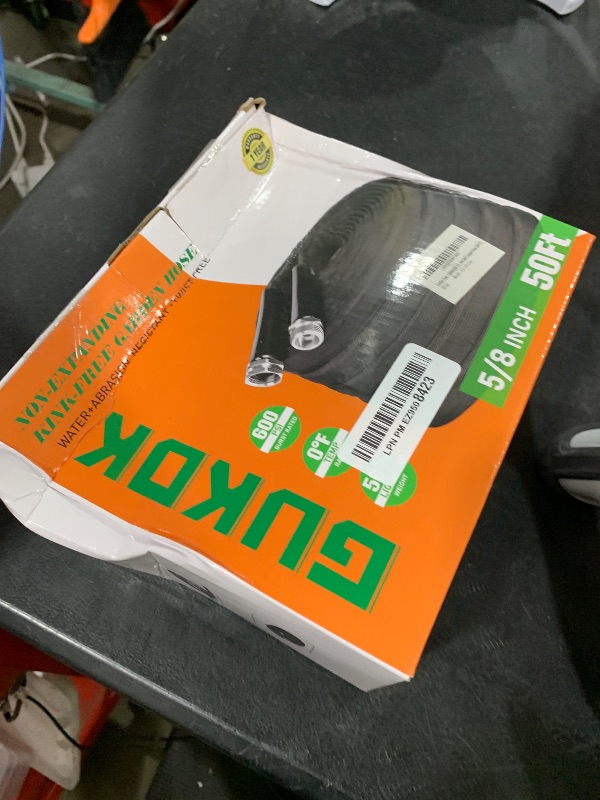 Photo 1 of GUKOK Garden Hose, Lightweight, Ultra Flexible, Durable, Kink-Free Garden Hose, RV, Marine and Camper Hose (50 FT)