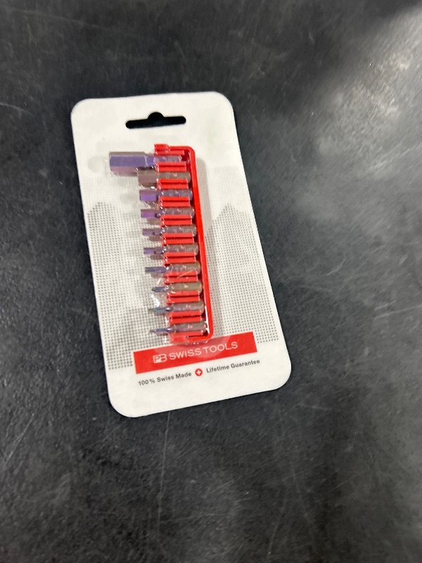 Photo 1 of PB Swiss Tools Full BitBlock PB C6.709 with 10 C6 1/4" PrecisionBits | 100% Swiss Made | Bits can be pushed out sideways or upwards