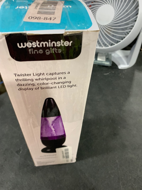 Photo 1 of Westminster 9" Color-Changing Tornado Lamp by Playtime