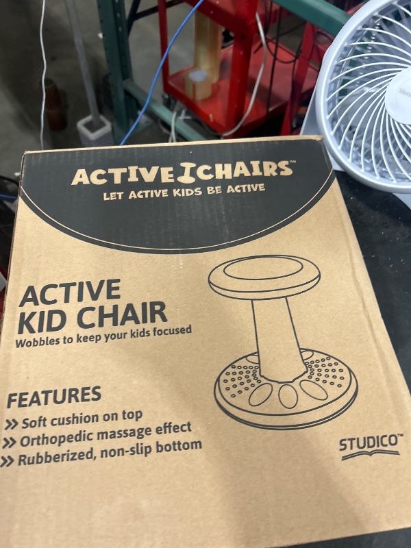 Photo 1 of Studico Active Chair 14" High Wobble Kids Chair for Toddlers, Pre-Schoolers, Age 3-7y, K and Grades 1-2, Flexible Classroom Seating, ADD/ADHD, Posture