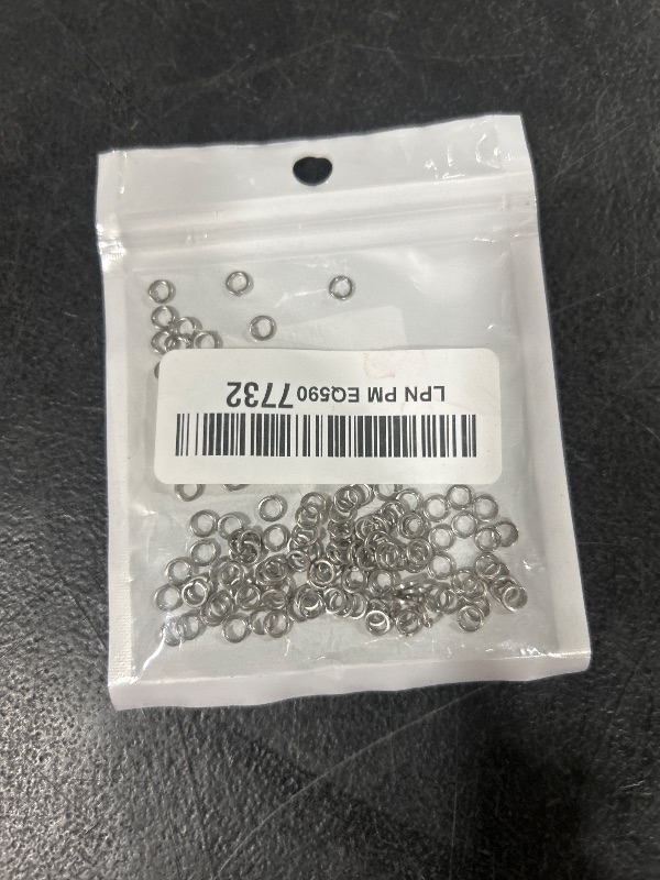 Photo 1 of Fajoeda M3 Split Lock Washer,120PCS 304 Stainless Steel(18-8) Spring Lock Washers for Bolts Nuts and Screws,Silver