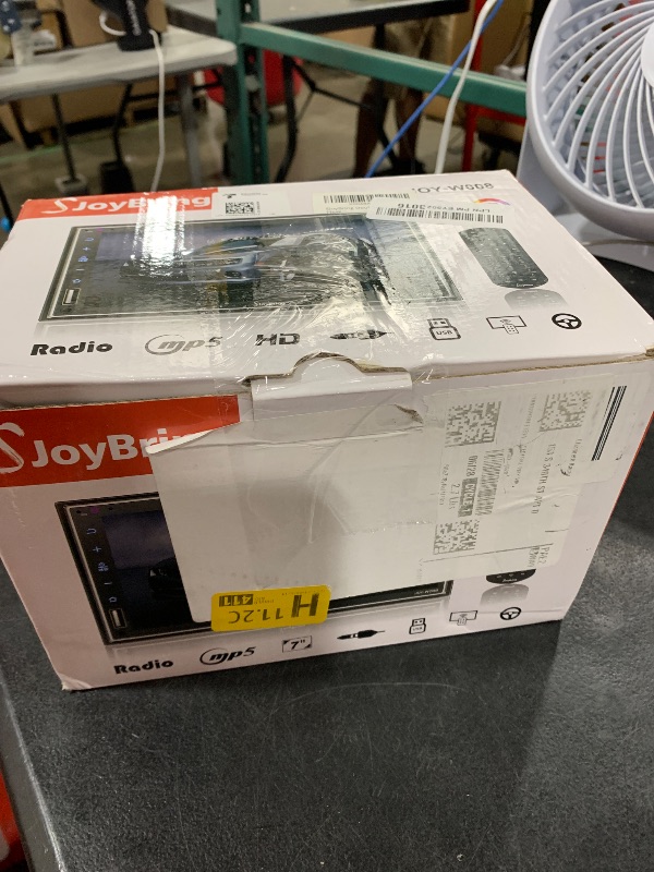 Photo 1 of SJoyBring Upgrade Wireless Double Din Car Stereo with Apple CarPlay, Android Auto, Bluetooth, 4-Channel RCA, 2 Subwoofer Ports, 60W*4 High Power, 7" HD Touchscreen Car Radio Receiver, Backup Camera