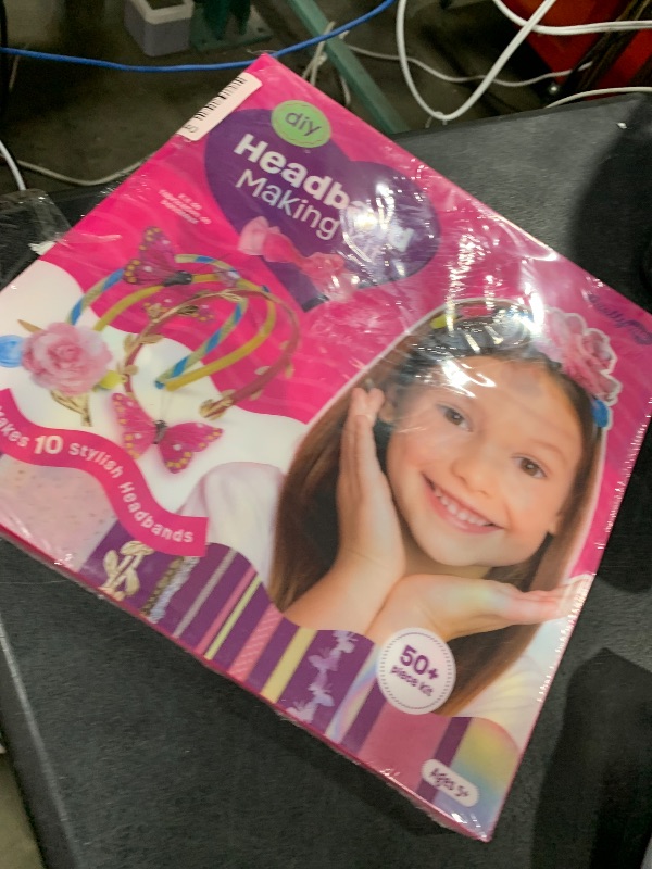Photo 1 of Pretty Me Headband Making Kit for Girls - Arts & Crafts Gift - Make Your Own Fashion Headbands for Kids - DIY Hair Accessories Set - Gift for Ages 5-12 Year Old Girl - Little Kids Art & Craft Gifts