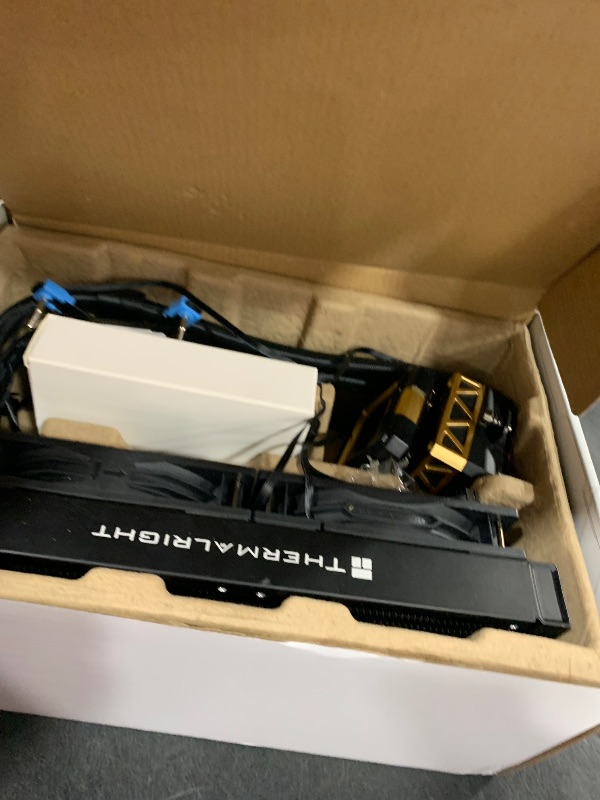 Photo 1 of Thermalright FW240 Black CPU AIO Cooler,PC 240 Specification Water Cooler System,IPS LCD Screen with 320*240 Resolution,for AM5&Intel LGA1700/1851,High Performance Pump,Comes with 2.4-inch LCD Display