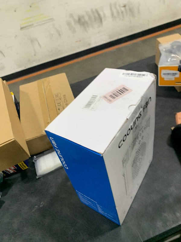 Photo 1 of Portable Air Conditioner, LEAEYFE 3 Higher Speeds With 1200ml Extra Large Water Tank, 7 Color Lights 2/8 Hour Timer, 120° OscillatingCooling Fan For Desk, Home, Bed and Living Room