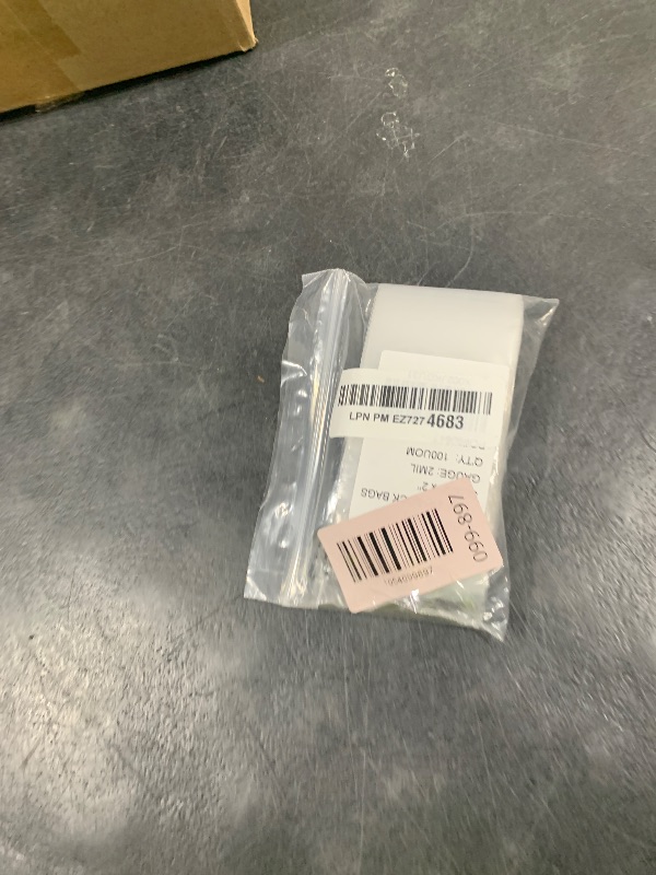 Photo 1 of Clear Plastic Reclosable Zip Bags - Bulk GPI Pack of 100 2" x 2" 2 Mil Thick Strong Poly Baggies with Resealable Zip Top Lock for Pills, Meds, Vitamins Jewelry, Travel, Storage, Packaging & Shipping.