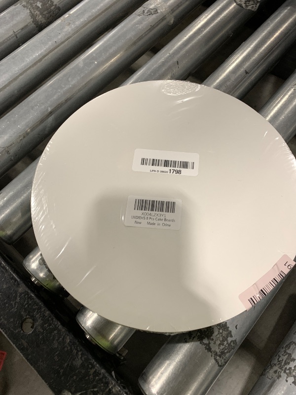 Photo 1 of 8 Pcs Cake Boards 10 inch Round, Food-Grade White Cake Board Rounds, Sturdy Cardboard Cake Circles Base Cakeboard, Waterproof and Oil-proof Cake Plate for Cake DIY, Dessert, and Crafts Display
