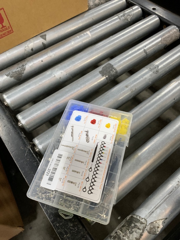 Photo 1 of Twippo 859pcs Automotive Electrical Pin Connectors Kit 1.5/1.8/2.5/2.8mm Pin Terminals Wire Connector Pins Male Female Crimp Pins with Wire Seals Terminal Removal Tool and Tweezer for 22-12 Gauge Plug