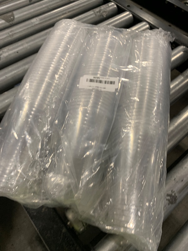 Photo 1 of Freshware Clear Plastic Cups [100 Pack - 24 oz] Disposable Cups for Iced Coffee, Smoothie, Milkshake, Cold Drinks