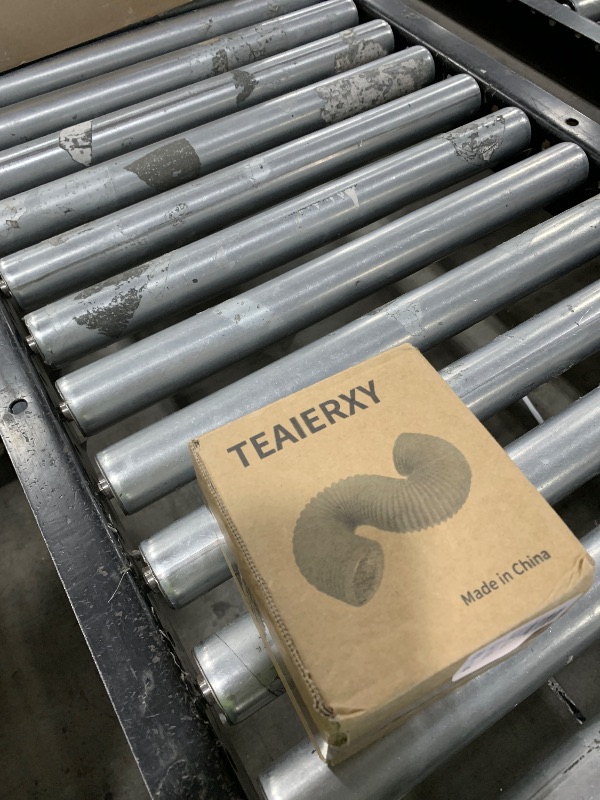 Photo 1 of TEAIERXY 4 Inch 8FT Dryer Vent Hose,Flexible Insulated Air Ducting,Vent Hose PVC Aluminum Foil with 2 Clamps for HVAC Ventilation(Grey)