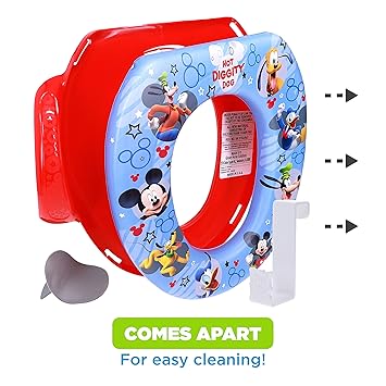 Photo 1 of Disney MIckey Mouse "Busy Little Helper" Soft Potty Seat and Potty Training Seat - Soft Cushion, Baby Potty Training, Safe, Easy to Clean