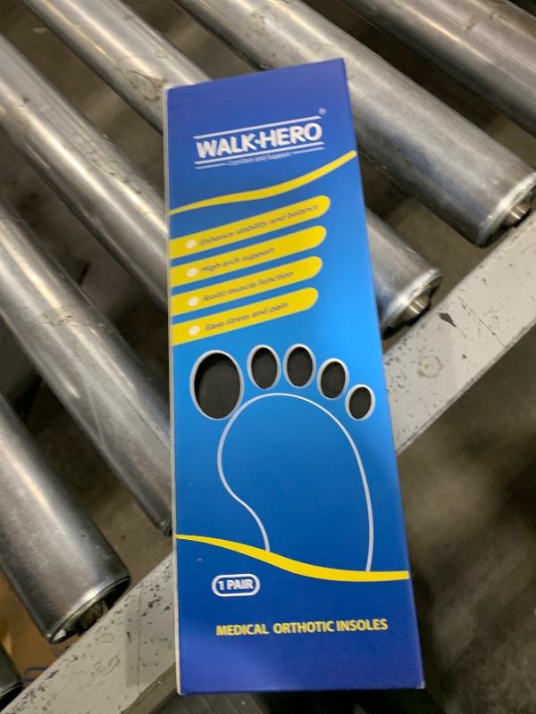 Photo 1 of Inserts Relieve Plantar Fasciitis - Flat Feet Insoles Arch Supports, Orthotic Insoles for Foot Pain Arch Pain Reduce Muscle Fatigue Absorb Shock (Mens 5-5 1/2 | Womens 7-7 1/2)
