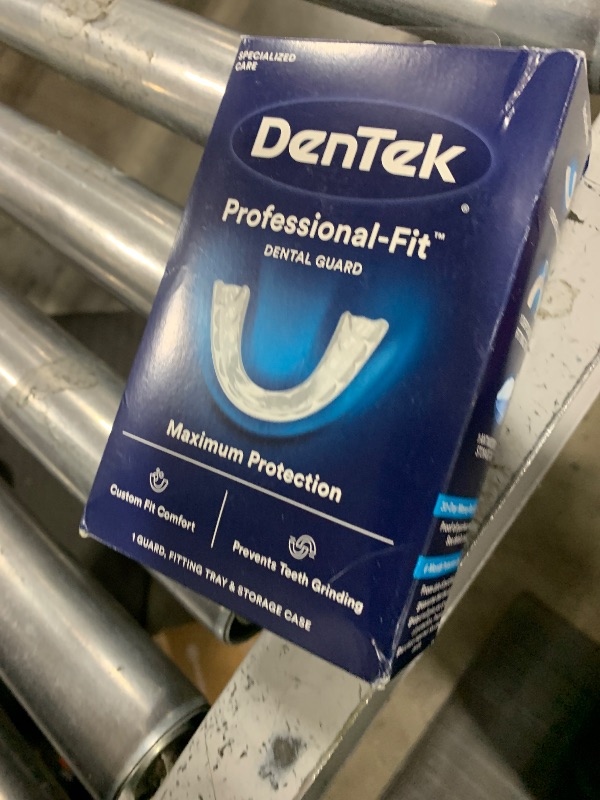 Photo 1 of DenTek Mouth Guard for Nighttime Teeth Grinding, Professional-Fit Dental Guard, 1 Count