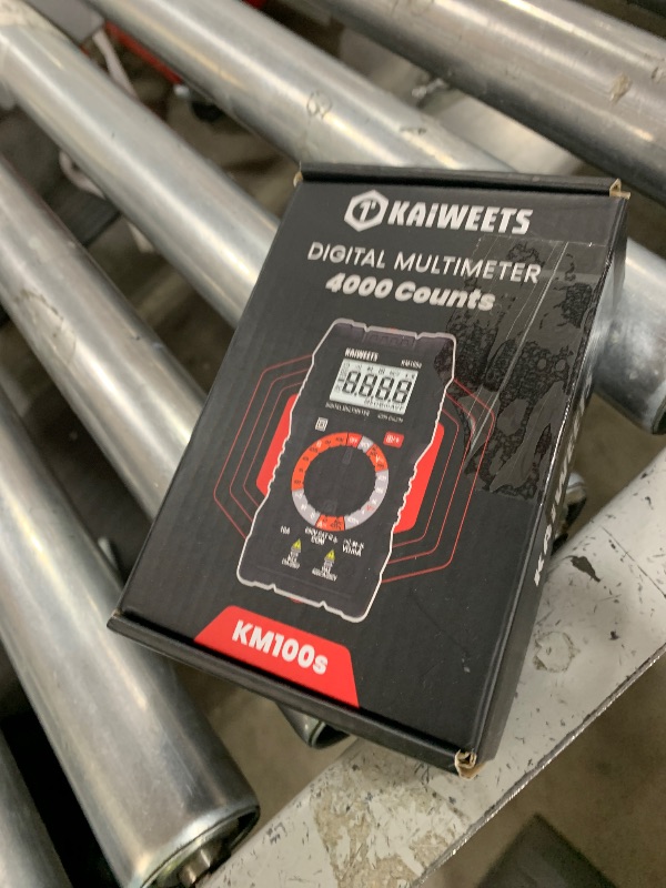 Photo 1 of KAIWEETS Digital Multimeter 4000 Counts, Voltage Tester with Accurate Ohm Volt Amp Readings, DC/AC Voltmeter Clearly Measures Resistance Continuity Diode Capacitance NCV for Household and Automotive