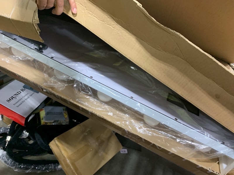 Photo 1 of VANITII 63"X 25" Full Length Mirror with Bulbs Lights Bluetooth Speaker Tempered Glass Full Body Mirror Floor Mirror with 22 LED Bulbs 3 Colors Dimmable Light