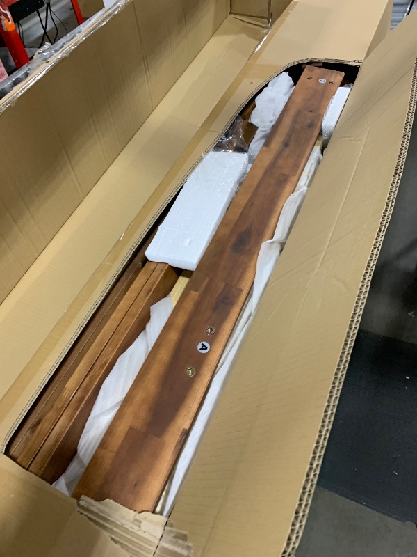 Photo 1 of Mellow Naturalista Classic - 12 Inch Solid Wood Platform Bed with Wooden Slats, No Box Spring Needed, Easy Assembly, Queen, Espresso