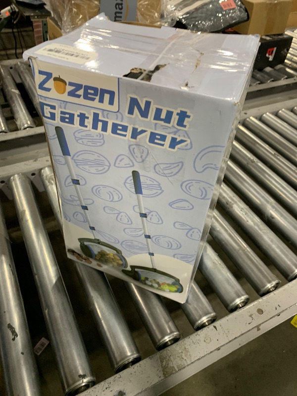 Photo 1 of Zozen Nut Gatherer, Pecan Picker Upper, Walnut Picker Upper Roller, Side Opening Dump/Also Apply to Hickory Nuts, Chestnuts, Buckeyes, Golf, Butternuts, Objects Size 3/4'' to 2''; 1.5 Gallon