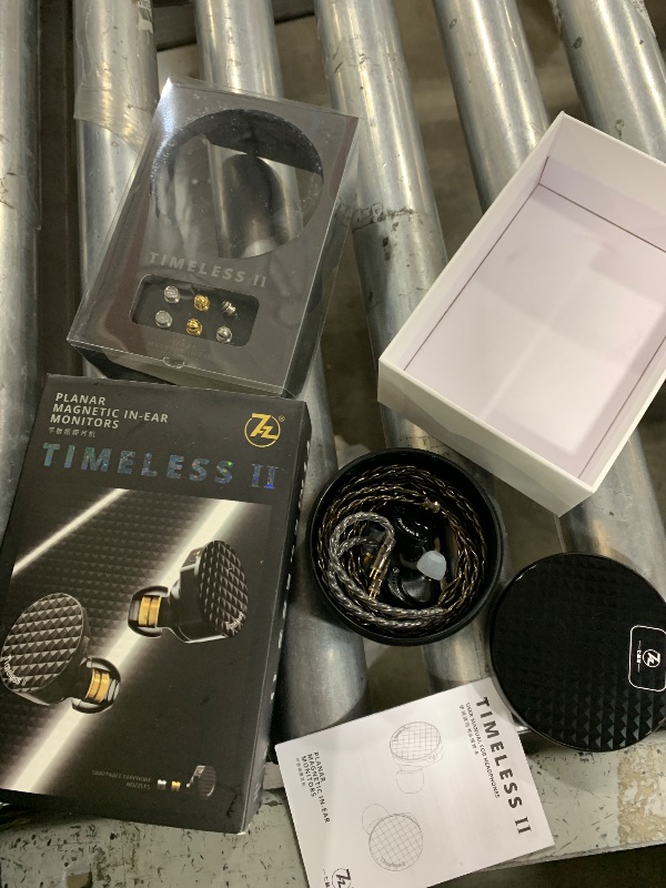 Photo 1 of Linsoul 7Hz Timeless II in Ear Monitor, Upgraded 14.5mm Planar Magnetic Driver IEM, Wired Earbuds, with Tunable Nozzle and 7N OCC IEM Cable for Musician Audiophile (Timeless II)