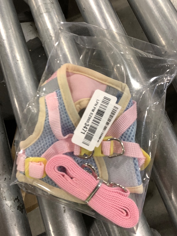 Photo 1 of Cat Harness and Leash Set for Walking Escape Proof, Adjustable Kitten Harness Breathable Mesh with Reflective Strips Harness with Flower for Kitty Puppy Bunny