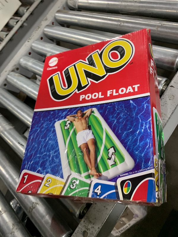 Photo 1 of Uno™ Pool Float – Giant Inflatable Reverse Card, Floatie for Pool, Beach & Lake, Durable Vinyl Raft, 6 Feet Tall, Perfect for Lounging & Summer Fun