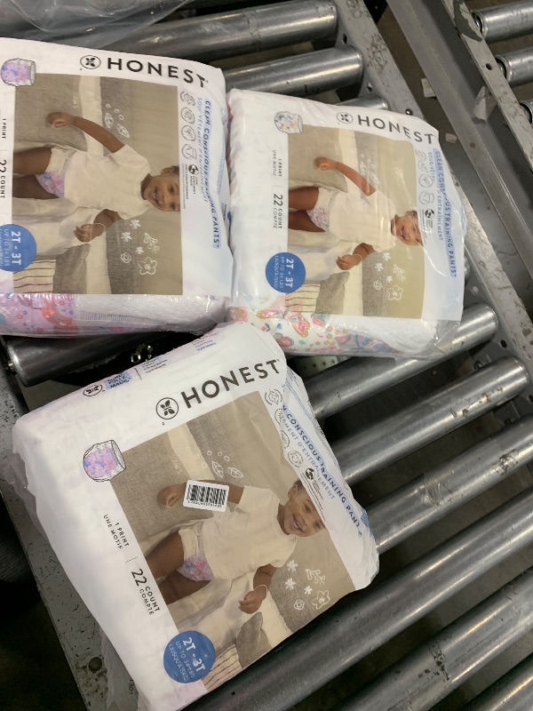 Photo 1 of The Honest Company Clean Conscious Training Pants for Sensitive Skin | Hypoallergenic, Fragrance Free | Rompin' & Stompin' + Diggin' It | Size 2T/3T (up to 34 lbs), 66 Count
