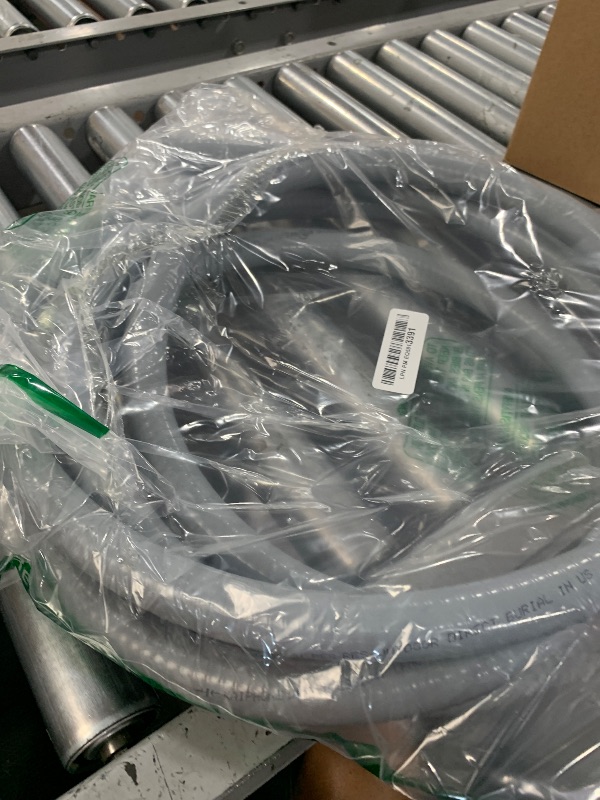 Photo 1 of Elecoman 3/4inch 50ft Liquid-Tight Conduit and Connector Kit,Flexible Non-Metallic Liquid Tight Electrical Conduit Kit with 5 Straight and 3 90-Degree Connector Fittings,3/4 in. Dia