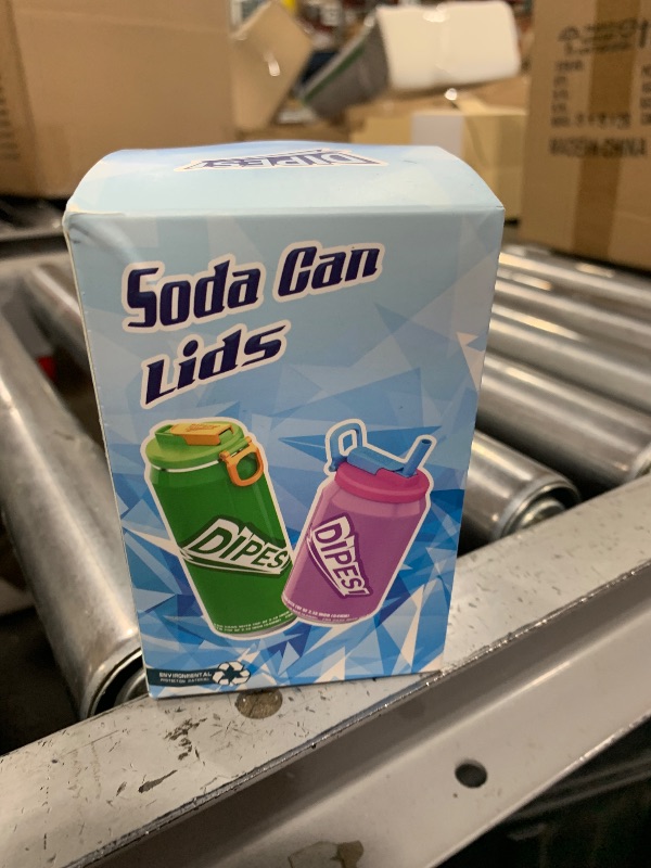 Photo 1 of DIPESI 6 pack 6 color Soda Can Lids with Straws, Reusable Silicone Straws Soda ?Can Covers, BPA-Free,Airtight Seal, Easy to Use, Prevents Spills, Fits Standard Cans. (Colour mixture)