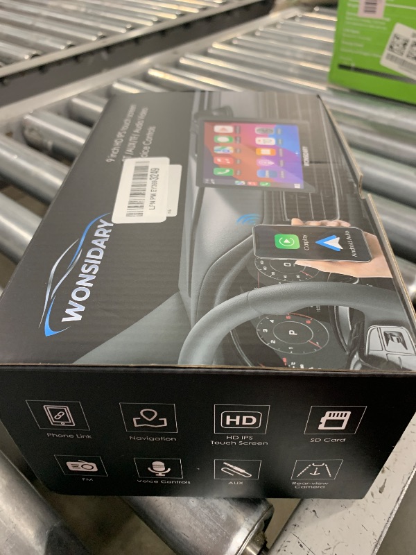 Photo 1 of Carplay Screen for Car 9 Inch HD IPS Wireless/Wired Touch Car Play Screen,Compatible with Apple CarPlay & Android Auto and Mirror Link,Backup Cam,Light Sensitive,Bluetooth Audio,GPS,Siri