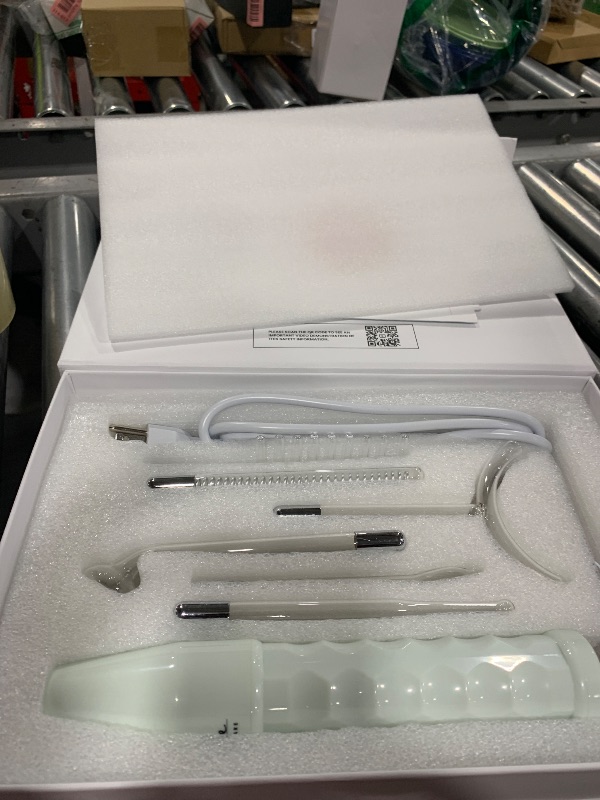 Photo 1 of NuDerma Clinical Skin Therapy Wand - Portable Skin Therapy Machine w 6 Fusion Neon + Argon Wands – Anti Aging - Clarifying - Skin Tightening & Radiance - Wrinkle Reducing