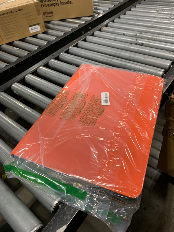 Photo 1 of KUOOKING 1000+ Pockets Trading Card Binder, 16-Pocket Card Ablum Compatible with MTG,Sports Cards & Other Standard Size Trading Cards (Orange)