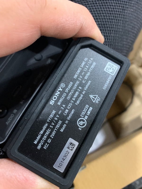 Photo 1 of Sony ULT Field 5 Wireless Portable Bluetooth Speaker, IP67 Waterproof, Dustproof, and Rustproof with Enhanced Bass, 25 Hour Battery, 360° Party Light, and Shoulder Strap (SRSULT50B), Black