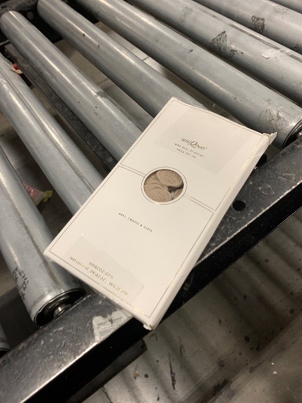Photo 1 of UNIQOOO Wax Seal Stickers - Eucalyptus Wedding Invitation Envelope Seal Stickers, 100 Pcs Self- Adhesive Taupe Stickers, Perfect for Invitation, Christmas, Gift Wrapping, Party