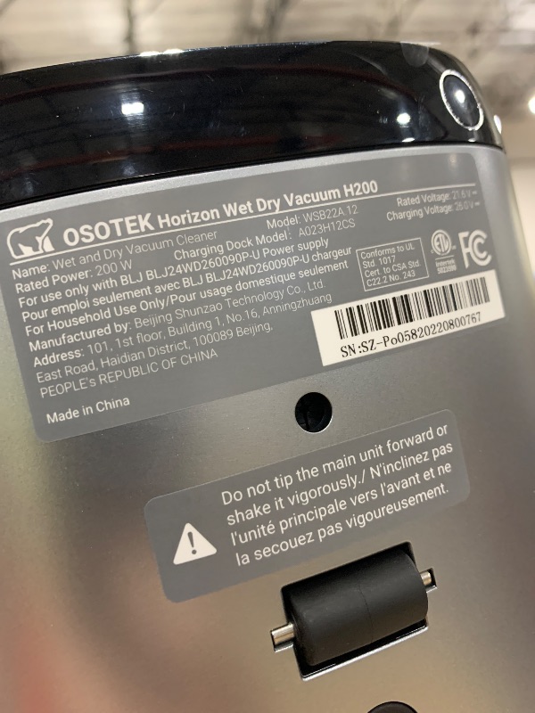 Photo 1 of OSOTEK H200Lite Cordless Wet Dry Vacuum Cleaner and Mop for Hard Floors,Unique 180° Flat,Edge Clean, Digital Display, Anti-Tangle Brush for Pet Hair, Auto Self-Cleaning, Lightweight and Handheld