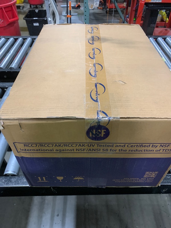 Photo 1 of iSpring RCC7AK-UVBLK, NSF/ANSI 58 Certified, Alkaline and UV 7-Stage Reverse Osmosis Water Filter System, Clear Housing for Easy Filter Inspection, Reduces PFAS, TDS, Chlorine, Lead, pH+