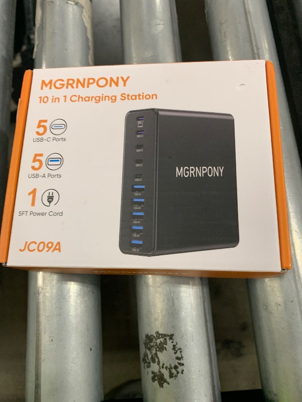 Photo 1 of 320W USB C Charger Block, 10-Port USB C Charging Station GaN III PD 65W PC Laptop Fast Charger Adapter for MacBook Pro/Air, DELL, iPad, iPhone, Samsung Galaxy Black
