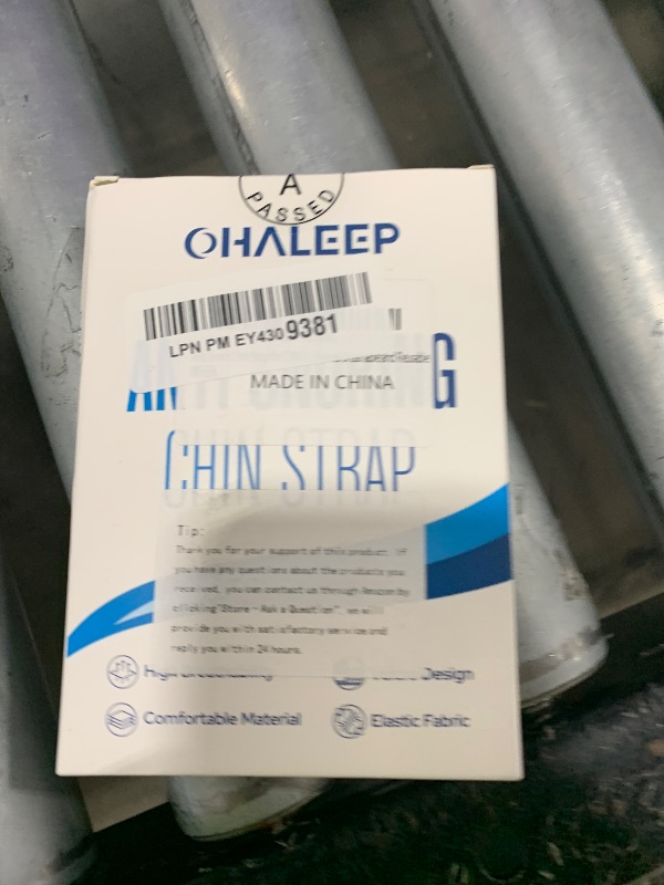 Photo 1 of OHALEEP Chin Strap for Sleeping Comfortable Stop Snoring Solution, Snore Stopper Adjustable, Anti Snoring Devices Breathable and Reusable, Anti Snore Chin Strap for CPAP Users, Black, M