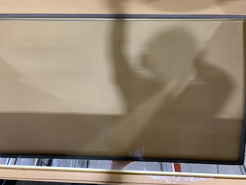 Photo 1 of Aqoiiop Full Length Mirror, 71"X31" Large Arched Mirror, Hanging or Leaning for Wall, Aluminum Frame Floor Mirrors, Freestanding Full Body Mirrors for Living Room Bedroom Cloakroom, Gold