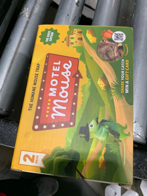 Photo 1 of Motel Mouse Humane No Kill Live Catch and Release Mouse Traps, Reusable with Cleaning Brush - 2 Pack