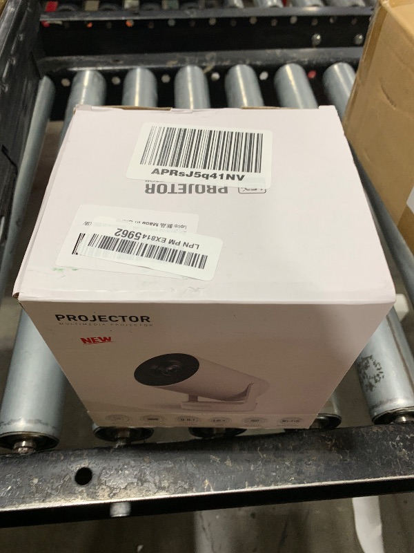 Photo 1 of ?Electric Focus?Mini Portable Projector with 4K Support, Bluetooth 5.4 WIFI6, 5watt Sound Base Speaker, 260 ANSI, Android 11, 210° Rotation , Auto Keystone Correction Video Projector HY300 PLUS