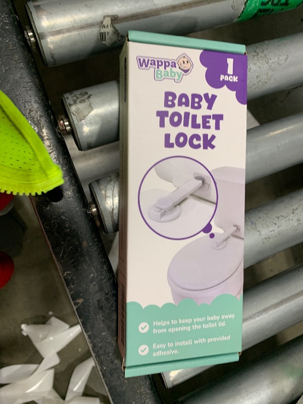 Photo 1 of Baby Toilet Lock by Wappa Baby - 9"L x 4"W - Ideal Baby Proof Toilet Lid Lock - No Tools Needed Easy Installation with 3M Adhesive - Top Safety Toilet Seat Lock - Fits Most Toilets - White (1 Pack)