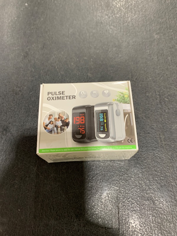 Photo 1 of Pulse Oximeter Fingertip- Mini Oximeter Oxygen Saturation Monitor for SpO2/Heart Rate/PI, with Auto Graph Display