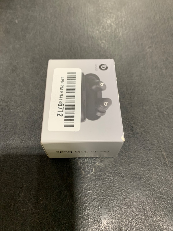 Photo 1 of Beats Solo Buds - Wireless Bluetooth Earbuds | 18 Hours of Battery Life | Apple & Android Compatibility | Built-in Microphone - Matte Black