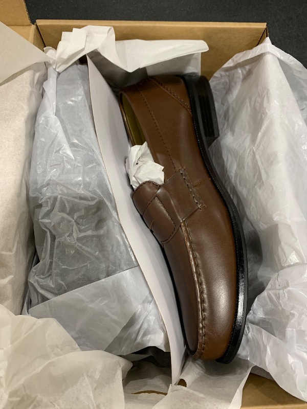 Photo 1 of DOCKERS Mens Colleague Dress Penny Loafer Shoe, Dark Brown, 11.5 M