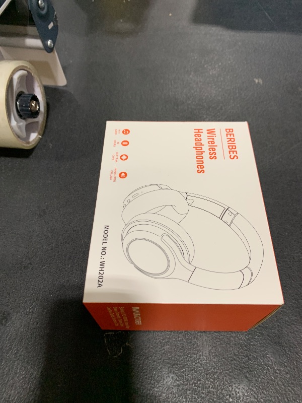 Photo 1 of BERIBES Bluetooth Headphones Over Ear, 65H Playtime and 6 EQ Music Modes Wireless Headphones with Microphone, HiFi Stereo Foldable Lightweight Headsets, Deep Bass for Home Office Cellphone PC Ect.
