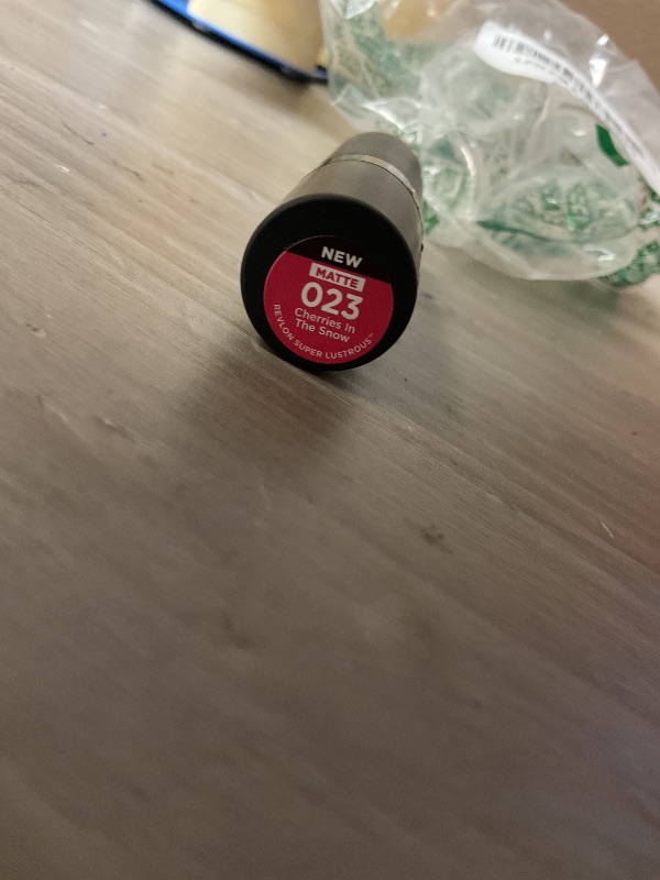 Photo 1 of Revlon Super Lustrous The Luscious Mattes Lipstick, High Impact with Moisturizing Velvety Formula, Cherries in the Snow, 0.74 oz